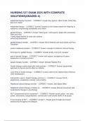 NURSING 527 EXAM 2025 WITH COMPLETE SOLUTIONS&lpar;GRADED A&rpar;