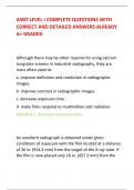 ASNT I II III BUNDLE  EXAM 