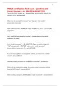 FANUC certification final exam &period; Questions and Correct Answers&period; A&plus; GRADE GUARANTEED