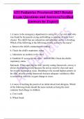 ATI Pediatrics Proctored 2023 Retake Exam Questions and Answers&lpar;Verified Answers by Expert&rpar;