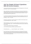 Adv Tax Chapter 24 Exam 2 Questions With All Correct Answers&period;