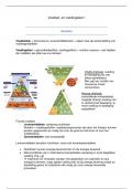 Samenvatting Voedsel- en voedingsleer