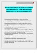 Illinois cosmetology state board&comma; Cosmetology State Board Illinois&period; Exam Questions And Answers &vert;Latest 2025 &vert; Guaranteed Pass