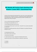 JBL Module 4B Practice Exam Questions And Answers &vert;Latest 2025 &vert; Guaranteed Pass&period;