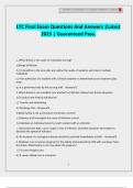 LTC Final Exam Questions And Answers &vert;Latest 2025 &vert; Guaranteed Pass&period;