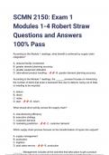 SCMN 2150&colon; Exam 1 Modules 1-4 Robert Straw Questions and Answers 100&percnt; Pass