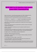 MKTG 4500 Test &num;1 Questions And Answers &vert;Latest 2025 &vert; Guaranteed Pass