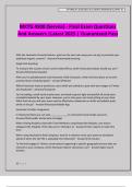 MKTG 4500 &lpar;Serviss&rpar; - Final Exam Questions And Answers &vert;Latest 2025 &vert; Guaranteed Pass