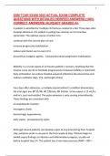 SSM TCAR EXAM 2025 ACTUAL EXAM COMPLETE QUESTIONS WITH DETAILED VERIFIED ANSWERS &lpar;100&percnt; CORRECT ANSWERS&rpar; &sol;ALREADY GRADED A&plus;
