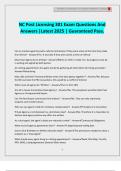 NC Post Licensing 301 Exam Questions And Answers &vert;Latest 2025 &vert; Guaranteed Pass&period;