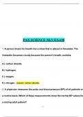PAX Science NLN Exam 2023&sol;2024 ACTUAL EXAM REVISION 400 QUESTIONS WITH ANSWERS