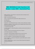 NRES 348 Midterm Exam Questions And Answers &vert;Latest 2025 &vert; Guaranteed Pass&period;