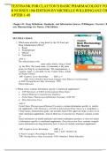 TEST BANK FOR CLAYTON&rsquo;S BASIC PHARMACOLOGY FOR NURSES 18TH EDITION BY WILLIHNGANZ&period;pdf