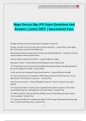 Rope Rescue Ops IFSI Exam Questions And Answers &vert;Latest 2025 &vert; Guaranteed Pass&period;