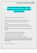 Salesforce Platform Developer I Exam Questions And Answers &vert;Latest 2025 &vert; Guaranteed Pass&period;
