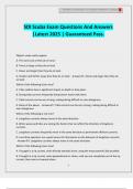 SDI Scuba Exam Questions And Answers &vert;Latest 2025 &vert; Guaranteed Pass&period;