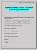SSH 105 test 2 Exam Questions And Answers &vert;Latest 2025 &vert; Guaranteed Pass&period;