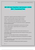 SSH 105 Exam Questions And Answers &vert;Latest 2025 &vert; Guaranteed Pass&period;