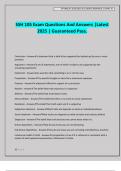 SSH 105 Exam Questions And Answers &vert;Latest 2025 &vert; Guaranteed Pass&period;