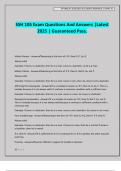 SSH 105 Exam Questions And Answers &vert;Latest 2025 &vert; Guaranteed Pass&period;