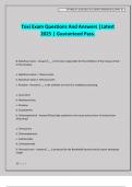 Toxi Exam Questions And Answers &vert;Latest 2025 &vert; Guaranteed Pass&period;