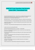 UDAP DCF Exam Questions And Answers &vert;Latest 2025 &vert; Guaranteed Pass&period;