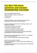 CCJ 3011 FSU Exam questions and answers &lpar;GUARANTEED SUCCESS&rpar;&period;