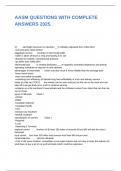 AASM QUESTIONS WITH COMPLETE ANSWERS 2025