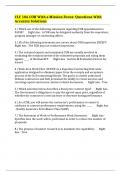 CLC 106 COR With a Mission Focus&colon; Questions With Accurate Solutions