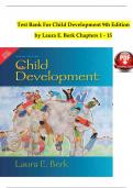 Test Bank For Child Development 9th Edition by Laura E&period; Berk Chapters 1 - 15