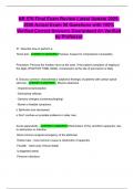 NR 576 Final Exam Review Latest Update 2025-2026 Actual Exam 50 Questions with 100&percnt; Verified Correct Answers Guaranteed A&plus; Verified by Professor
