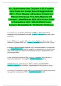 ALL Quiz Answers for Chapters 1-23&colon; Franklin&comma; John Hope and Evelyn Brooks Higginbotham &lpar;2011&rpar;&period; From Slavery to Freedom&colon; A history of African Americans&period; New York&comma; McGraw Hill Connect&period; Latest Update 2025-2026 Actual Exam 325 Questions with 100&percnt; Verified Cor