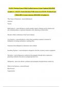 FLETC Written Exam 4 With Verified Answers Latest Updated 2024&sol;2025 Graded A&plus; &vert; FLETC Exam Questions With Answers & FLETC Written Exam 1 With 100&percnt; Correct Answers 2024&sol;2025 &vert; &lpar;Graded A&plus;&rpar;