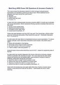 Med-Surg HESI Exam 160 Questions & Answers Graded A
