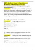 K201 xPerience Lecture Exam 2 Review Questions And Answers Latest 2025&period;docx