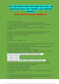 HESI GERIATRICS EXAM TEST BANK 2025-2026&period; 300 QUESTIONS WITH 100&percnt; CORRECT AND VERIFIED ANSWERS&period; LATEST UPDATE ALREADY GRADED A&plus;&period;