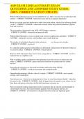 ASD EXAM 2 2025&period;ACCURATE EXAM QUESTIONS AND ANSWERS STUDY GUIDE&period; &lpar;100&percnt; CORRECT LATEST UPDATE&rpar;