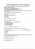 NCLEX Capstone Exam 1&comma; Exam 1 Capstone