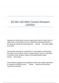 ECON 120 With Correct Answers &lpar;2025&rpar;&excl;&excl;
