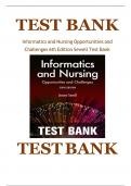 TEST BANK Informatics and Nursing Opportunities and Challenges 6th Edition Sewell Test Bank