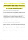 Mathnasium Training Exam Questions with Answers Updated 2024&sol;2025 &vert; Mathnasium Training Exam Questions and Answers Latest 2024&sol;2025 &lpar;100&percnt; Correct&rpar; & MATHNASIUM JOB ASSESSMENT EXAM WITH COMPLETE SOLUTION LATEST Updated 2024&sol;2025 &lpar;GRADED A&plus;&rpar;