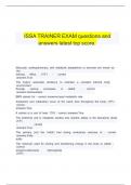 ISSA Fitness Nutrition - Chapter 15 - Product&sol;Supplement Labels and Claims questions and answers latest top score&period;