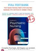 Test Bank For Keltner's Psychiatric Nursing&comma; 9th Edition By Debbie Steele &vert;9780323791960&vert; All  Chapters 1-36&vert; LATEST