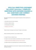 WGU C182 Objective Assessment &lpar;OA&rpar; &ndash; Practice Questions and Exam Preparation Guide
