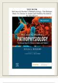 TEST BANK FOR McCance & Huether&rsquo;s Pathophysiology The Biologic Basis for&grave;Disease in Adults&grave;and Childre n 9th Edition by Julia Rogers