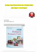 Test Bank for Burns Pediatric Primary Care 7th Edition Maaks Starr Brady  Chapter 1-46&vert;Complete Guide A&plus;
