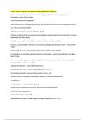 PTMMD Exam 2 Questions and Answers Latest Update 2025 Graded A&plus;