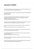 Operations FISDAP &lpar;New Update 2025&sol;2026&rpar; &vert;&vert;Questions and Verified Answers 100&percnt; Correct&vert; Grade A&vert;&vert;Latest
