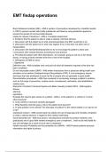 EMT fisdap operations &lpar;New Update 2025&sol;2026&rpar; &vert;&vert;Questions and Verified Answers 100&percnt; Correct&vert; Grade A&vert;&vert;Latest