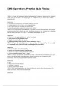 EMS Operations Practice Quiz Fisdap &lpar;New Update 2025&sol;2026&rpar; &vert;&vert;Questions and Verified Answers 100&percnt; Correct&vert; Grade A&vert;&vert;Latest